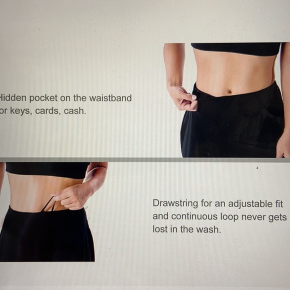 NWT Yogipace UV Protection 17” Skorts Size Large - Picture 9 of 9